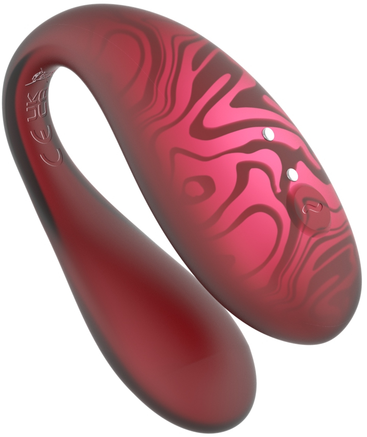 Парный вибромассажер TWIN+, Red AM-001R