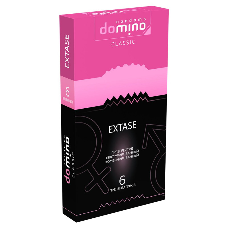 ПРЕЗЕРВАТИВЫ DOMINO CLASSIC EXTASE 6 штук